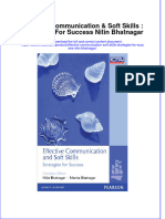 Effective Communication Soft Skills Strategies For Success Nitin Bhatnagar Full Chapter