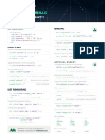 Vue Essentials Cheat Sheet