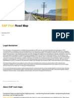 SAP Fiori Road Map