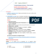 2023 - 4to1ra - Recuperación de Aprendizajes Prioritarios