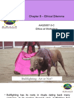 Ethics at Workplace - Bullfighting