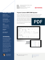 Toyota Custom ERP System Case Study SumatoSoft