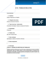 Adequação À NR 35 Trabalho em Altura SST35013 2