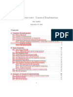 Canonical Transformations