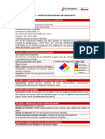 Msds - Hoja de Seguridad de Producto: para La Salud Inflamabilidad Reactividad Específico