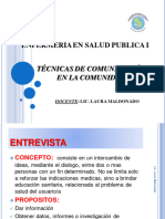 Tecnicas de Comunicacion