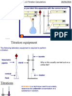 Titration Calculations