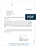 Renewable Energy Lab Quotation With Experiment Details