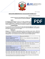 Resolución Administrativa #0030-2022-Ana-Aaa - Mdd-Ala - Ti