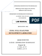 Full Stack Lab - MANUAL