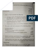 IA 1 - Chapter 1 Cash and Cash Equivalents Practice Problems