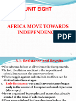 Unit 8 - Africa Move Towards Independence