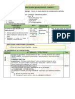 Sesion de Aprendijaze Sobre Taller de Habilidades para Una Mejor Comprension de Lectura