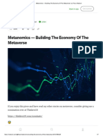 Metanomics - Building The Economy of The Metaverse - by Theo - Medium