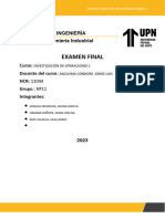 4ef - Investigacion de Operaciones I