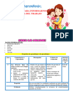 4° Sesión Día 1 Com Leemos Un Texto para Informarnos Sobre El Día Del Trabajo