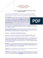 Instructions-Section Iii-Column-Wise Guidelines For Filling Up The Application Form