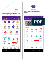 PhonePe - Fee Payment Navigation