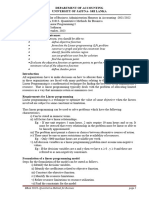 Linear Programming - Graphical Method 07.09.2022