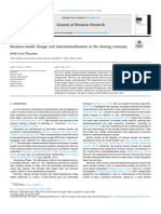 Business Model Change and Internationalization in 2024 Journal of Business