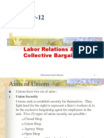 Chapter-12: Labor Relations & Collective Bargaining