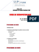 Séance 1 Cours Neurophysiologie. PR H. MESTAGHANMI