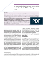 Skeletal Anchorage Augmentation in Extraction/Nonextraction Orthodontic Treatment: A Randomized Clinical Study