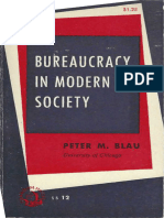 Bureaucracy in Modern Society (Peter M. Blau)