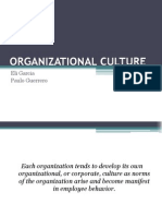 Organizational Culture: Eli Garcia Paulo Guerrero