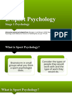 Updated Sports Psychology