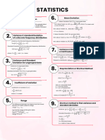 Statistics - Mind Maps - Arjuna JEE 2024