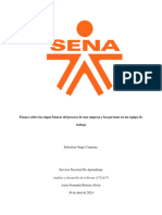 Ensayo Sobre Las Etapas Básicas Del Proceso de Una Empresa y Las Personas en Un Equipo de Trabajo GA5-240202501-AA1-EV02