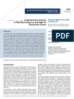 Impact of Using Transglutaminase Enzymein Manufacturing Low and High Fatmozzarella Cheese