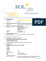 Ammonium Ferric Sulphate SDS