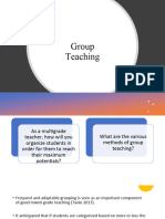 Group Teaching