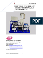 4S 3C Petrol Engine With Hydraulic Dynamometer