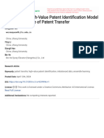 Research On High-Value Patent Identification Model