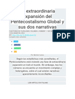 La Extraordinaria Expansión Del Pentecostalismo Global y Sus Dos Narrativas