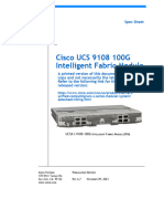 Cisco Ucs 9108 100g Intelligent Fabric Module Spec Sheet