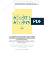 Eeeeeeeeparametric Study of Adhesive Joints With Composites