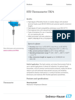 Endress-Hauser RTD Thermometer TR24 EN