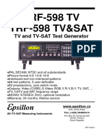 TRF-598 TV Test Pattern Generator