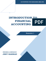 1 - Introduction To Financial Accounting - I