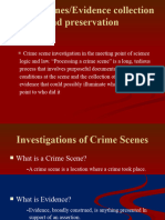 2018 Crime Scenes, Collection and Preservation of Evidence2