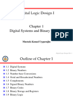 DLD Lacture 2 Chapter 1 Digital Systems and Binary Numbers