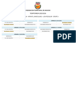 Calendario Copa Ibercaja - Infantil Masculino