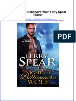 Read Online Textbook Night of The Billionaire Wolf Terry Spear Spear 2 Ebook All Chapter PDF