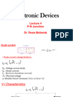 Electronic Devices Lecture 4