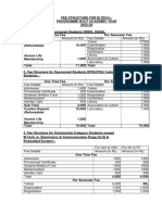 Mtech Fee Structire