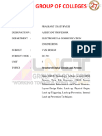 Vlsi Design - Ec - 701 - Unit - 5